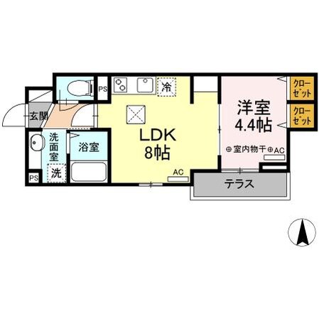 アヴァンス東日暮里の物件間取画像